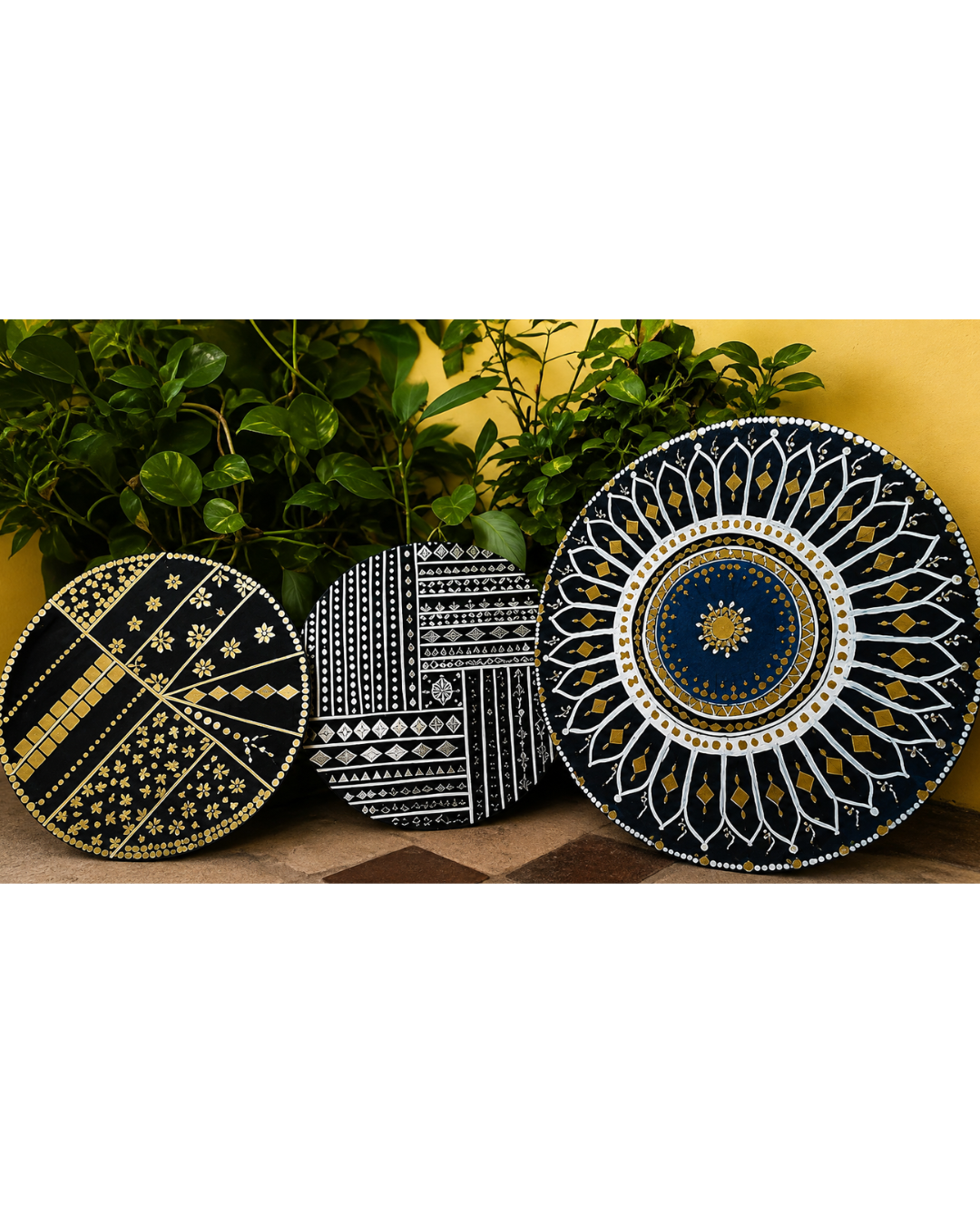 Mandala Art Decorative Plates